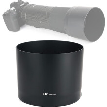 LH-101 Schwarze Gegenlichtblende mit Bajonettanschluss, kompatibel mit dem Canon RF 800 mm f/11is STM Objektiv, umkehrbar