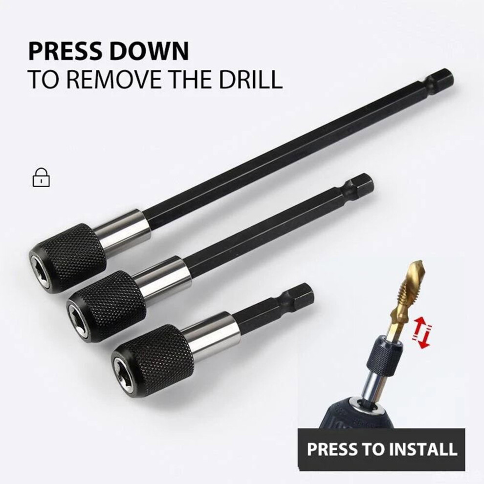 Capino Hexagon Drill Chuck Bit Hex Shank Drill Chuck Fast Change Converter Extension Screwdriver Drill Adapter For Impact Drill Tool Attachment 9004841188409