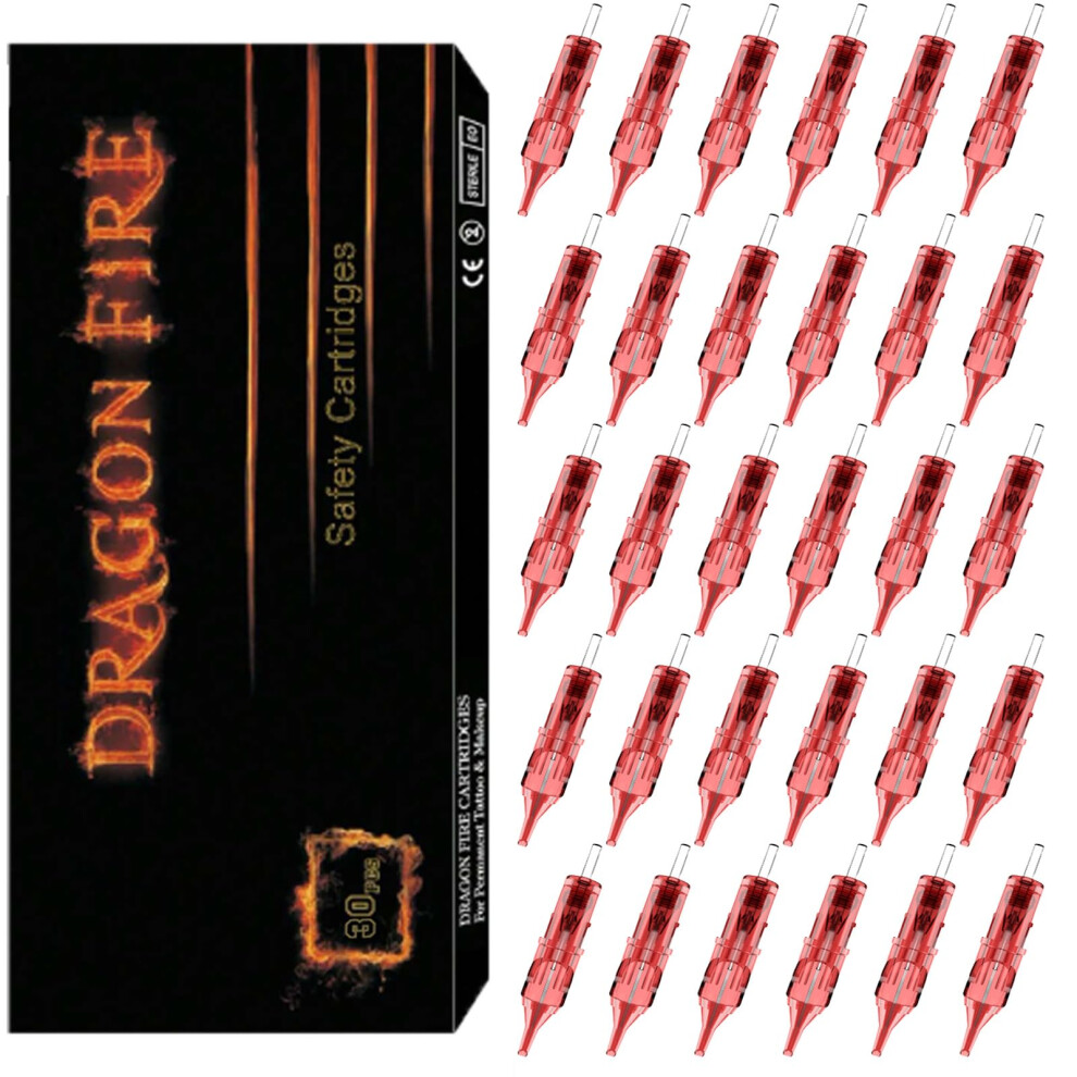 Bugpin Round Liner Tattoo Cartridge Needles 1003RL 30pcs AntiBackflow Sterile Pack