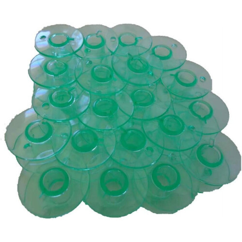 50 bobinas de plástico verde compatíveis com Viking Emerald 116, 118, 183 e 203