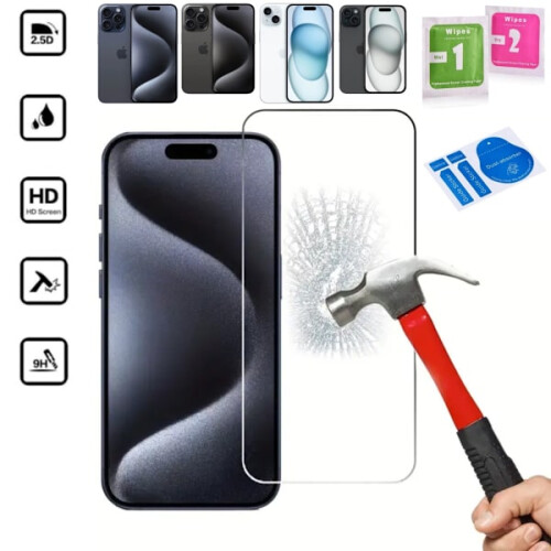 Compatibil cu protecția de ecran Premium pentru iPhone 15Pro/Plus/ProMax - compatibil cu IPHONE 15PRO MAX, pachet de 1