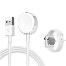 Charging cable for compatible with Apple watchwith Apple watch / iWatch white White