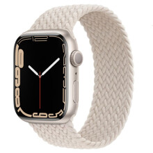 Brățară elastică compatibilă cu Apple Watch 38mm/40mm/41mm, gri, mărimea M