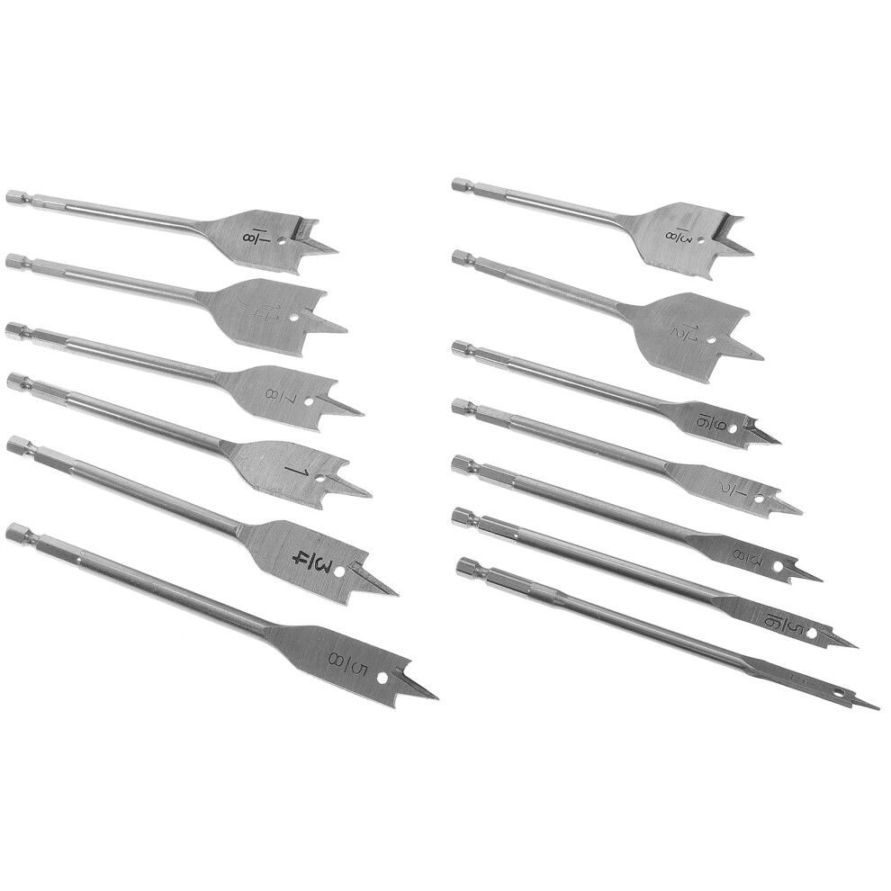 Yuyisan 13Pcs Woodworking Spade Bit Set Drill Bit Spade Bits Small Paddle Bits Sets For Wood 9340258106910