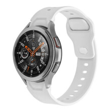 Brățară Galaxy Watch 20mm 4/5 40/42/44/45mm Alb