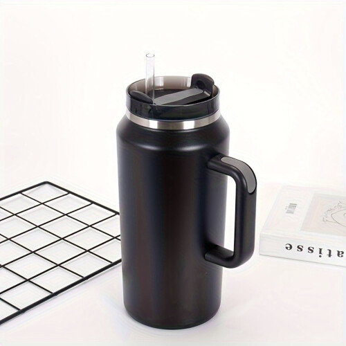 CKLXNGT64oz Κύπελλο μόνωσης από ανοξείδωτο ατσάλι με άχυρο, Μπουκάλι νερού μεγάλης 2