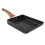 Tarente Tamagoyaki Rectangular Non?Stick Saucepan Black Practical Frying Pan Kitchen Supplies 7