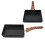 Tarente Tamagoyaki Rectangular Non?Stick Saucepan Black Practical Frying Pan Kitchen Supplies 5