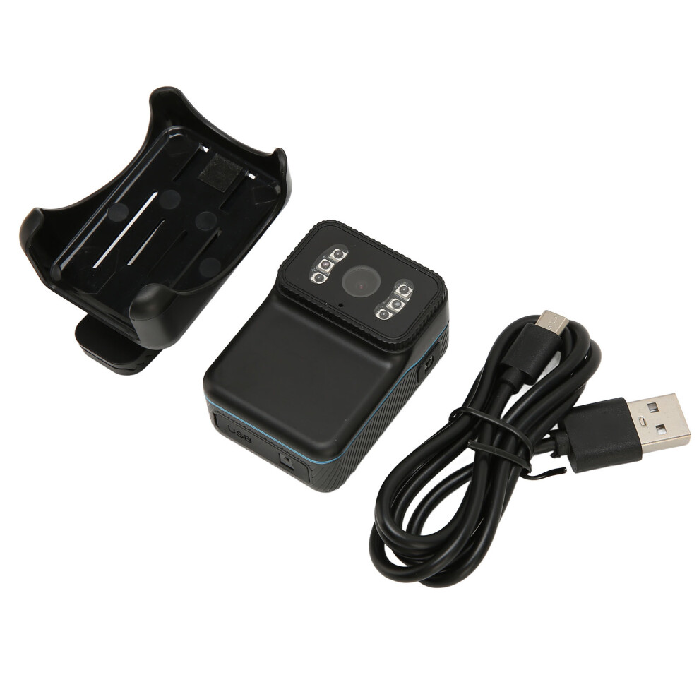 Waterproof Body Camera With Motion Detection Night Vision And Rotating Lens 1080P Video Recorder For Law Enforcement Security And Daily Use 9482828852916
