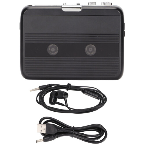Bluetooth Cassette Player Auto Reverse Cassette Tape Player With Mp3 Conversion Function Clear Stereo Sound Stable Charging System Compact And Lightwe