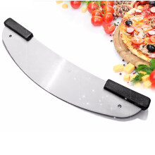 Heavy Duty Stainless Steel Pizza Cutter Wheel with Sharp Blade, Ergonomic Handle and Blade Guard