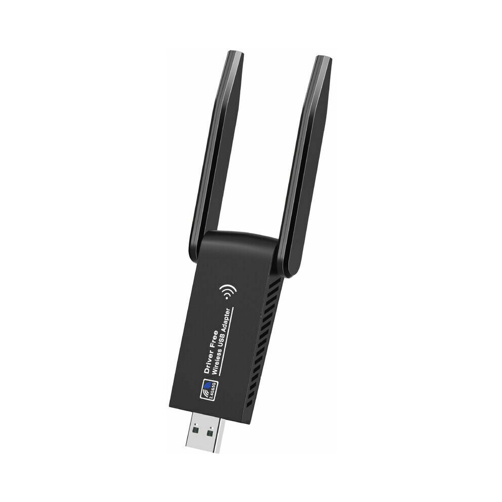 Ultra-Fast Wireless Adapter For Desktop Pc, Laptop Upgrade: Ac1300mbps Dual Band Wifi Dongle With Mu-Mimo Technology For Seamless Streaming & Gami 9012494653755
