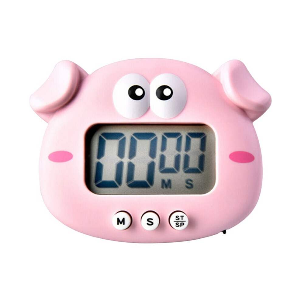 Magnetic Cartoon Digital Timer, Loud Alarm, Easy To Use, Quality Abs Material, Reliable And Sturdy, Lightweight And Solid, Cute Animal Kitchen Timer, 9176269845063