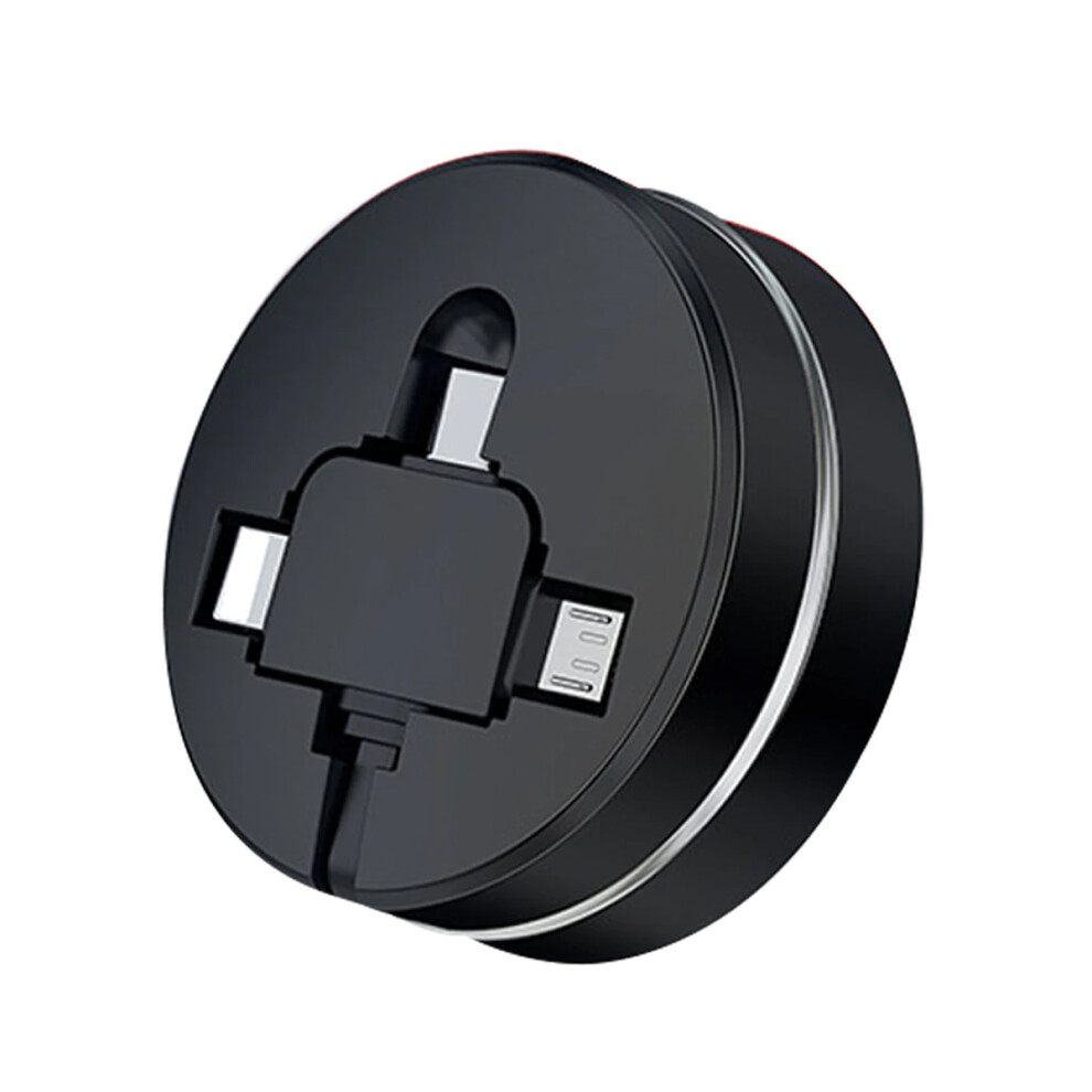 Macaron-Colored Multi-Charger, Retractable & Fast Charge With Convenient Phone Stand, Universal Data Transfer Cable For Seamless Connectivity, Sli 9012494447040