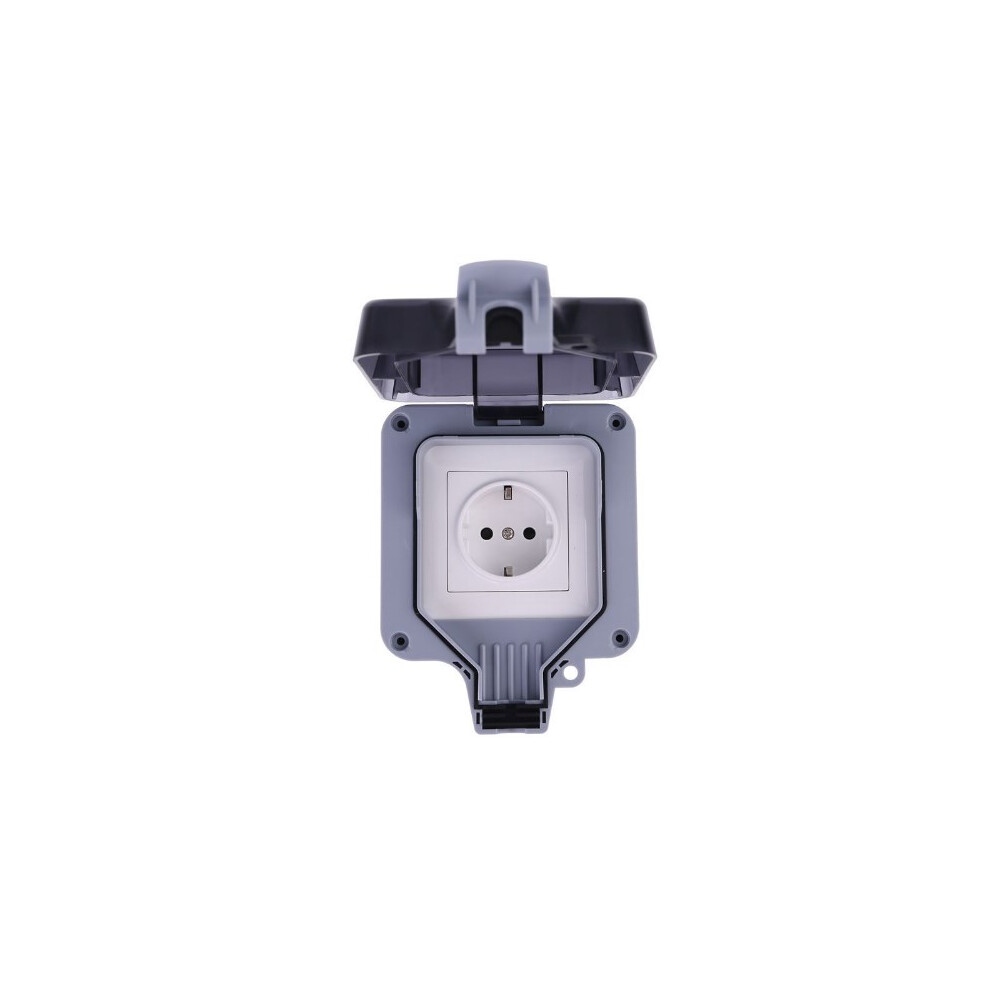 Heavy Duty Plastic Construction For Outdoor Electrical Needs, Reliable Electrical Insulation, Versatile Outdoor Applications, Robust Polycarbonate She 9012494342482