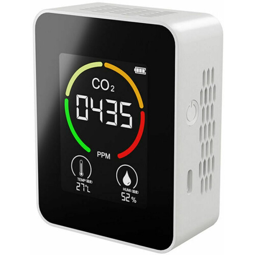 Ανιχνευτής Co2 με οθόνη LCD, παρακολούθηση ποιότητας αέρα για επεξεργασία υλικών