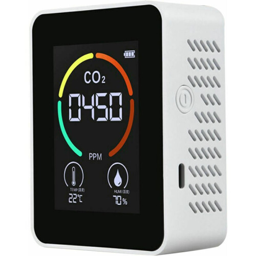 Ανιχνευτής Co2 με οθόνη LCD, παρακολούθηση ποιότητας αέρα για επεξεργασία υλικών 1