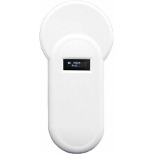 Animal Microchip Scanner, Advanced RFID Animal Chip ID Reader with Portable Design and OLED Display, Identifies ISO11784/85/FDX-B Microchips, Data Sto