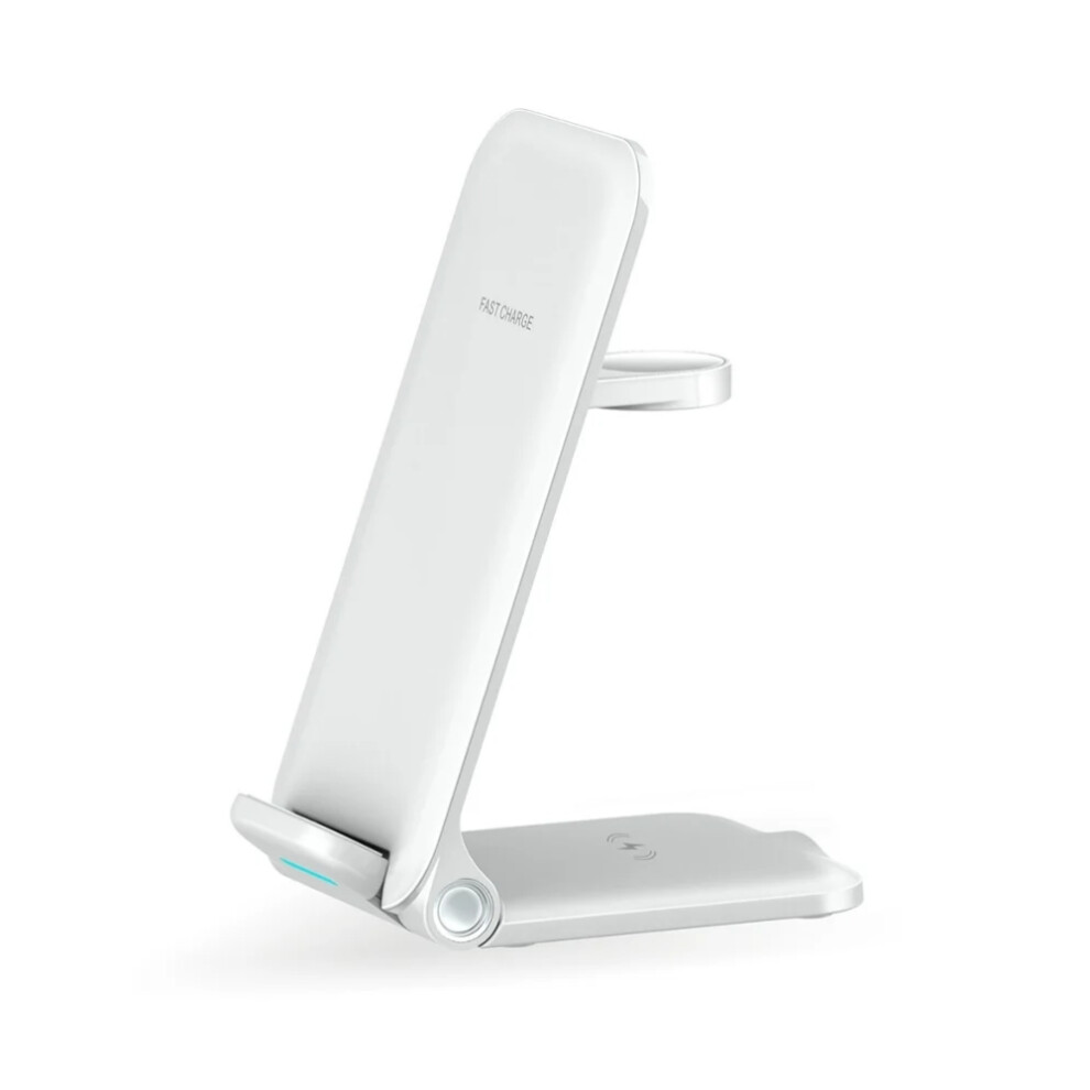 Innovative Wireless Charging Solution, Foldable Design 2 In 1 Charging Station For Apple Products, Fast Wireless Charger With Case Friendly Feature 9176269740931