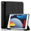 Capa protetora para iPad de 10,2 polegadas (9ª, 8ª e 7ª geração), proteção completa com exterior em couro PU durável e parte traseira 1