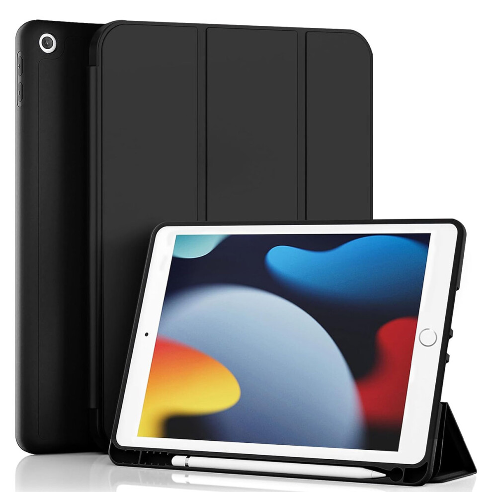 Case For Compatible With Ipad 10.2 Inch, Smart Cover With Durable Pu Leather, Tpu Protection, Full Access To Controls, Auto Sleep/Wake, For 9Th/8Th/7T 9012494552997