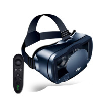 Comfortable Wear with Adjustable Pupil Distance, 3D Glasses for Immersion Experience Anti-Blue Light Lenses Clear Adjustment Button, Virtual Reality H