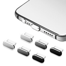 Sciath Deannaigh do Chalafoirt USB-C, Cosaint Chalafoirt Muirir Liath le hÁbhar Hibrideach Cosantóir Frith-Phlocóidí Deannaigh do Samsung Galaxy