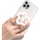 Cute Daisy Flower Shape Phone Grip, Multi Functional Design Offers Versatility, White Acrylic Material Ensures Durability And Aesthetics, Compact And 2