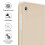 Romantic Symphony: Χρυσή δερμάτινη θήκη για Apple iPad 9,7 ιντσών 2018/2017, λεπτή βάση Folio με 2