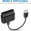 PS2 Controller to USB Adapter, Compatible with PS1 PS2 PS3 PC, USB Controller Adapter Converter Cable for PlayStation 2 Controllers to PS3 or PC Use, 6