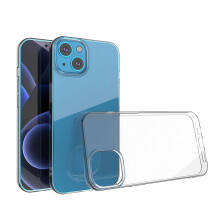 Stoßdämpfende TPU-Hülle, Fallschutz nach Militärstandard, ultradünne, transparente Schutzhülle für Apple iPhone 13 (6,1") mit hoher