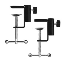 Universellt fäste för svängbar skrivbordslampa, hållbar och bärbar design med multifunktionell klämma, högkvalitativ konstruktion för mikrofon