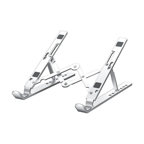 Supporto per notebook da scrivania, supporto per laptop con ventilazione e raffreddamento, robusto e protettivo, design pieghevole, supporto