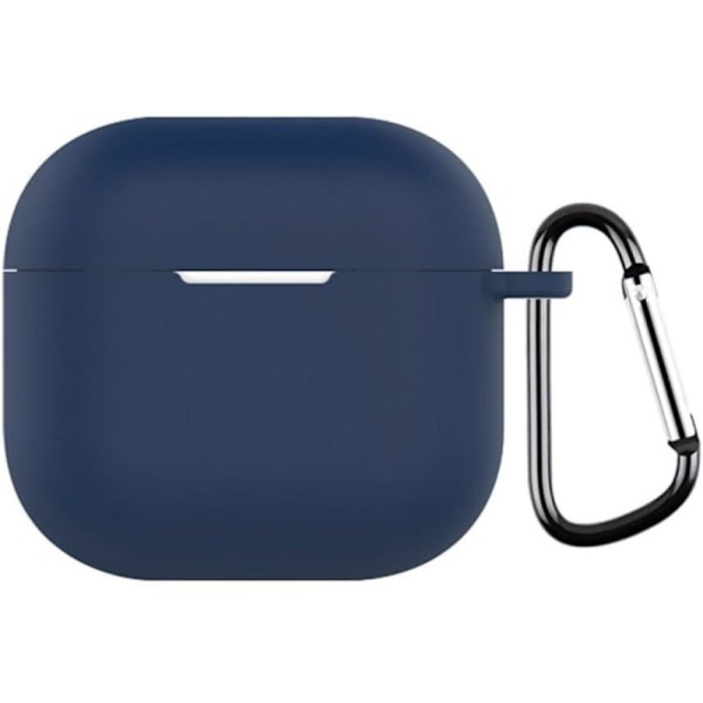 Silicone Case Cover For Airpods 4Th Generation, Led Visible Premium Material Protective Case With Heavy-Duty Carabiner, Supports Wireless Charging Dro 9012494656350