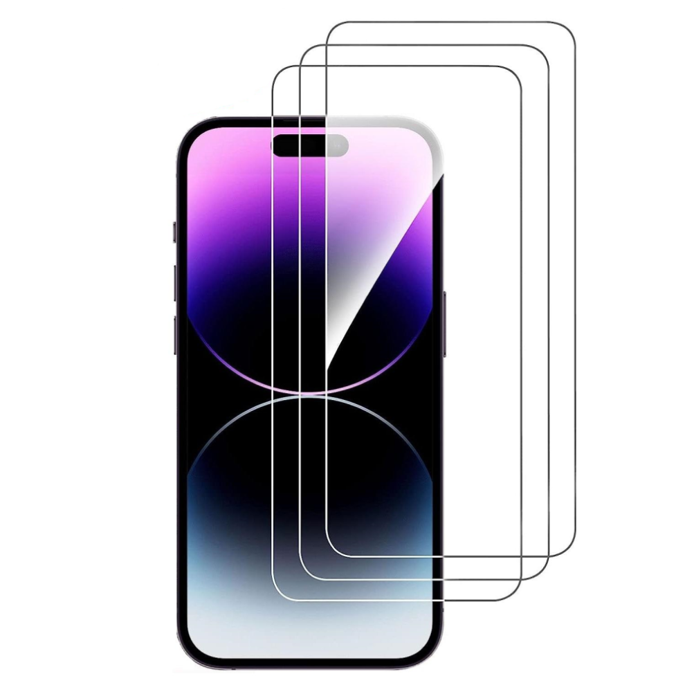 Clear Screen Protector For Iphone 15 Pro, Anti-Fingerprint Technology With Shatter Resistant Tempered Glass, Easy To Install Bubble-Free Design, Prote 9012494449921