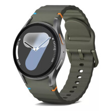 Sportarmband kompatibelt med Samsung Galaxy Watch, silikonarmband utan mellanrum för aktiv livsstil, mjukt silikonvattentätt, svettbeständigt