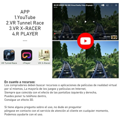 Ακουστικά VR για καθηλωτική ψυχαγωγία με σχεδιασμό πρόληψης κόπωσης και φακούς 2