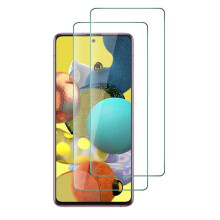 Protector de pantalla HD transparente para Samsung A53 5G, reduce la fatiga visual, vidrio templado antihuellas con resistencia a los arañazos 9H y
