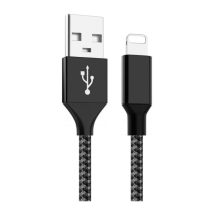 Lightning Cable For iPhone, Durability Focused Charger Cord With Nylon Braided Construction And Fast Charging Support, High Speed Data Sync For iPhone