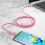 Καλώδιο USB A σε USB C για γρήγορη φόρτιση, καλώδιο γρήγορης φόρτισης από πλεγμένο 3