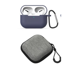 Spatwaterdicht en schokbestendig ontwerp, opbergtas voor snoeren met karabijnhaak en polsbandje, duurzame siliconen opbergtas voor accessoires