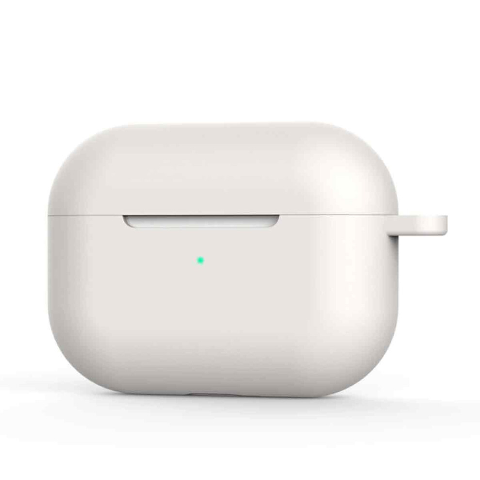Front Led Visible Airpods Case Cover With Carabiner, Silicone Case Cover With Dual Materials Protection, Shockproof Skin Shell For Reliable Daily Defe 9012494451399