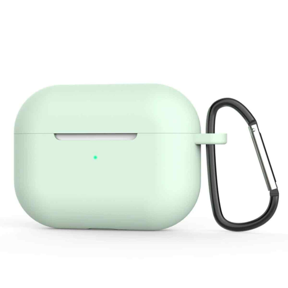 Front Led Visible Airpods Case Cover With Carabiner, Silicone Case Cover With Dual Materials Protection, Shockproof Skin Shell For Reliable Daily Defe 9012494451467