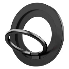 1 Pcs Magnetic Ring Holder, With 360 Rotation Zinc Alloy Construction, Removable Magnet Wireless Charging Compatible, Universal Fit For Smartphones, S