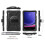 Capa com alça de ombro ajustável para Samsung Galaxy Tab 10.9 polegadas, design portátil, capa resistente para tablet com proteção robusta de 4