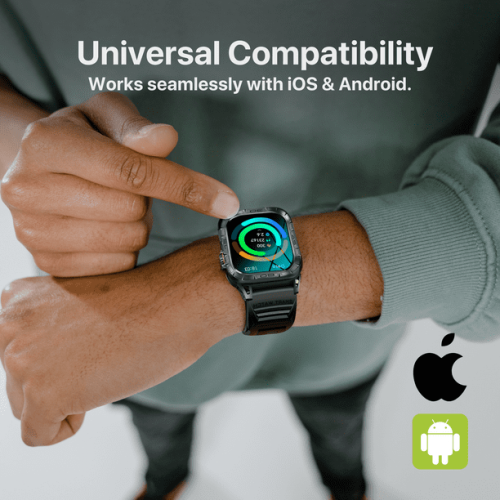Σετ αξεσουάρ Apple Watch με προστασία από πτώσεις, λουράκι από ανοξείδωτο ατσάλι με 2