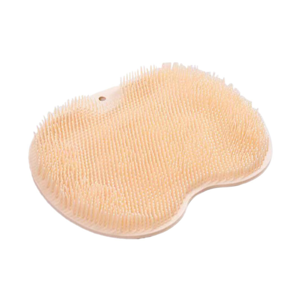 Silicone Bath Massage Pad with Suction Cups for Gentle Foot and Body Scrubbing â Orange