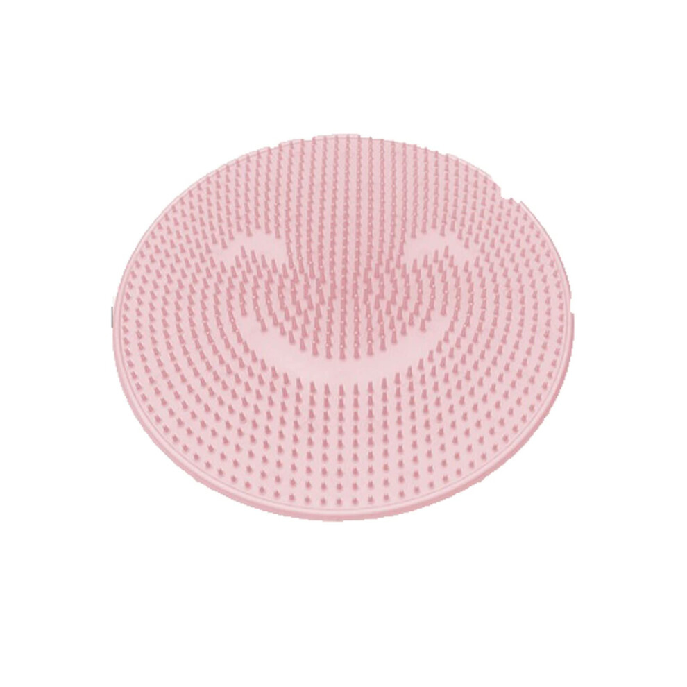 Silicone Shower Scrubber with Suction Cups for Gentle Skin Exfoliation and Foot Tension Relief