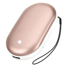 Încălzitor de mâini reîncărcabil Fnyoxu 2400mAh, încălzitor portabil USB, încălzitor de buzunar cu baterie, compatibil cu încălzirea