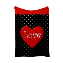 ¡Liquidación! Manta decorativa Boovnll para el Día de San Valentín, 74 x 99 cm, suave y acogedora, de microfibra de franela, lavable a máquina,